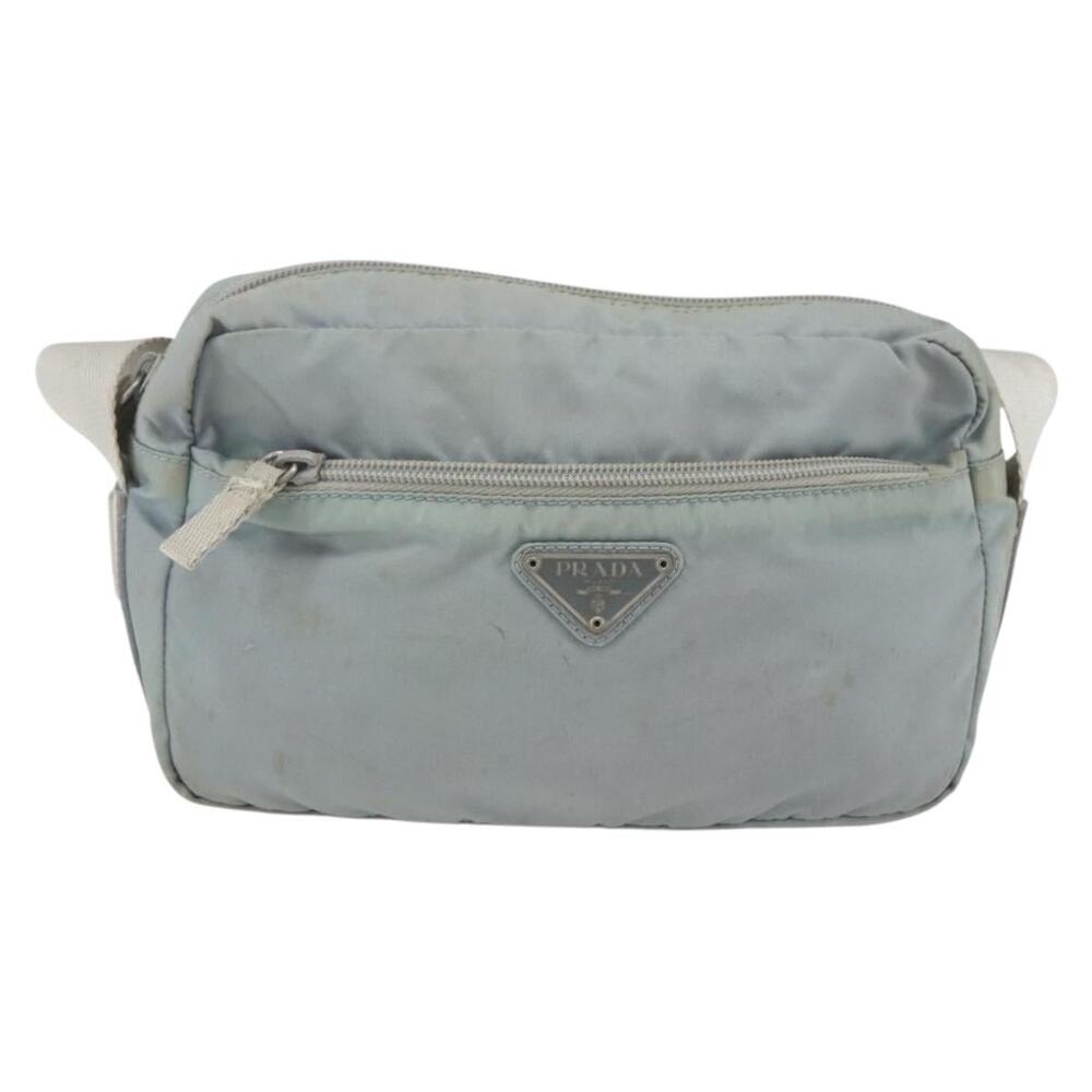 Prada Nylon Shoulder Bag Light Blue